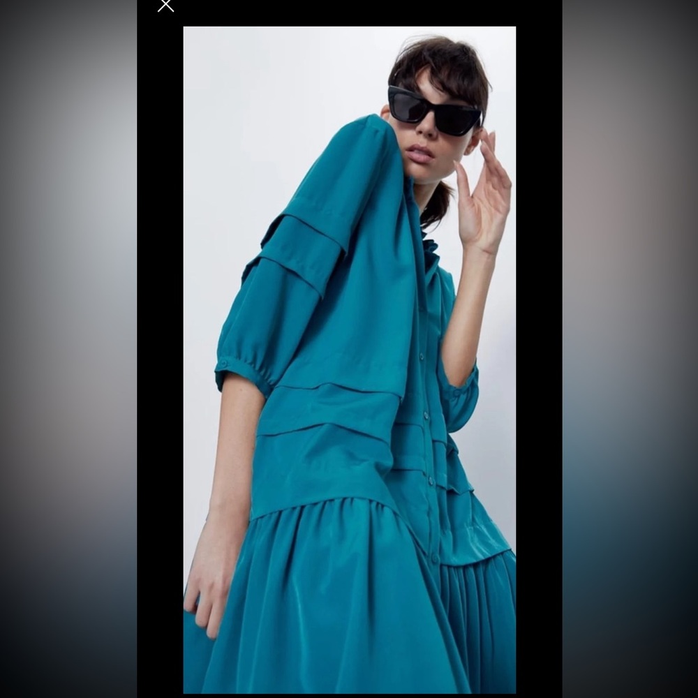 Zara ruffled dress
